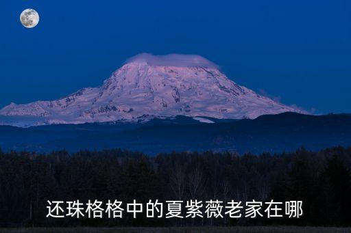 还珠格格中的夏紫薇老家在哪