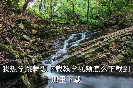 我想学跳舞想下载教学视频怎么下载到那里下载