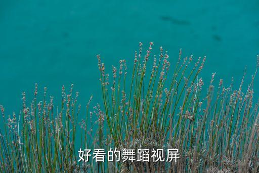 好看的舞蹈视屏