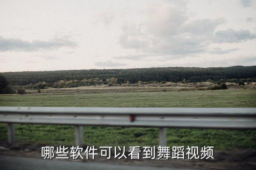 哪些软件可以看到舞蹈视频