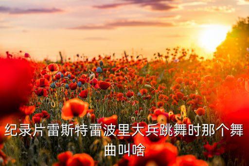 纪录片雷斯特雷波里大兵跳舞时那个舞曲叫啥