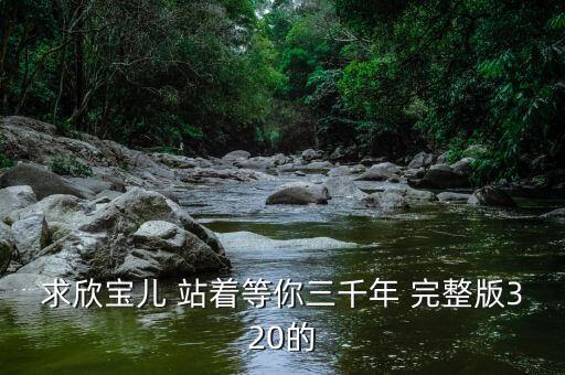 求欣宝儿 站着等你三千年 完整版320的