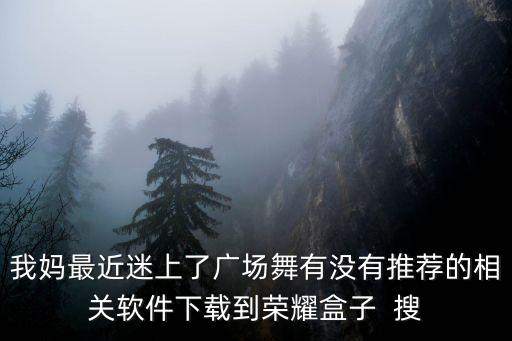 我妈最近迷上了广场舞有没有推荐的相关软件下载到荣耀盒子  搜