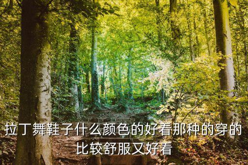 拉丁舞鞋子什么颜色的好看那种的穿的比较舒服又好看