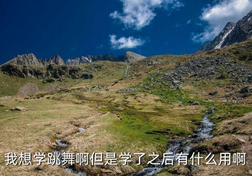 成为舞蹈家有什么用，我想学跳舞啊但是学了之后有什么用啊