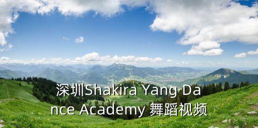 深圳Shakira Yang Dance Academy 舞蹈视频