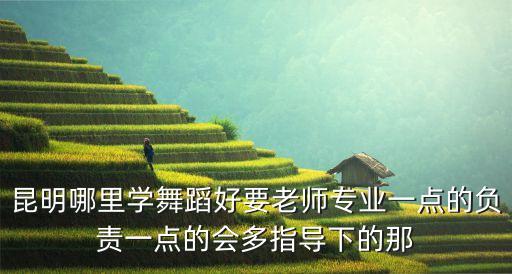 昆明哪里学舞蹈，云南昆明学跳舞的地方