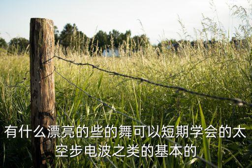 业余有什么好跳的舞蹈，有什么漂亮的些的舞可以短期学会的太空步电波之类的基本的