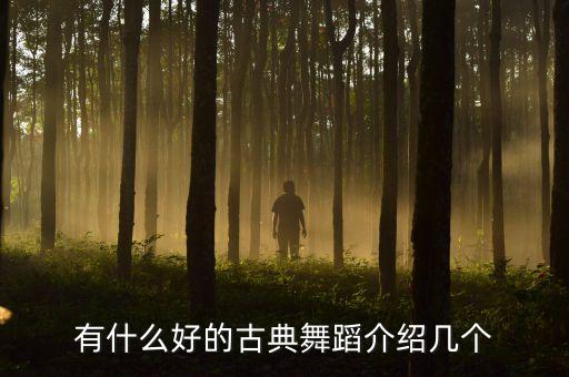 有什么好的古典舞蹈介绍几个