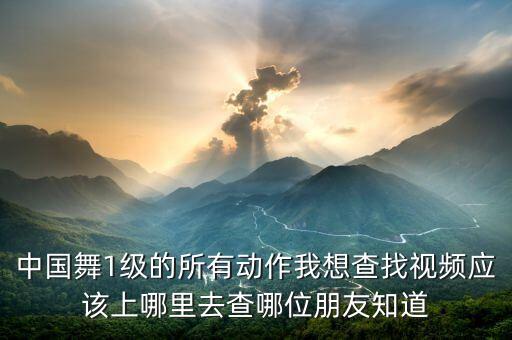 中舞网的搜索在哪里看，从哪里可以搜到好看又好跳的舞蹈最好是流行的