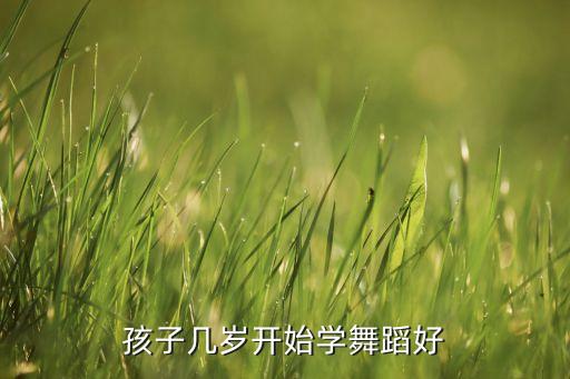 少儿学舞蹈最佳年龄段，儿童在几岁学习舞蹈最好