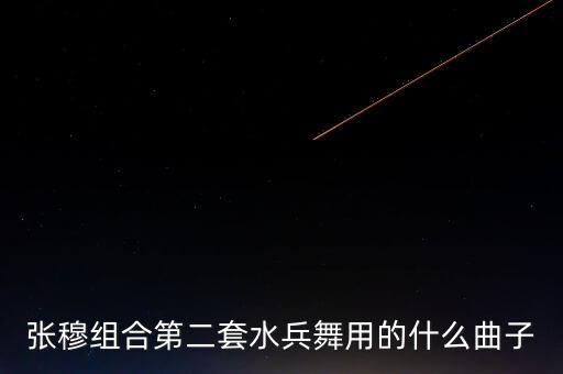 张穆组合第二套水兵舞用的什么曲子