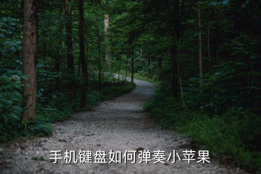 手机键盘如何弹奏小苹果