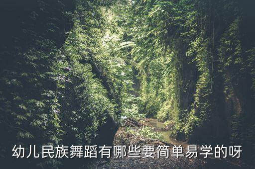 幼儿民族舞蹈有哪些要简单易学的呀