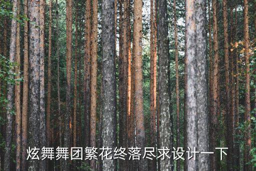 广场舞什么繁花，炫舞舞团繁花终落尽求设计一下