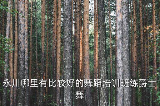 永川哪里有比较好的舞蹈培训班练爵士舞