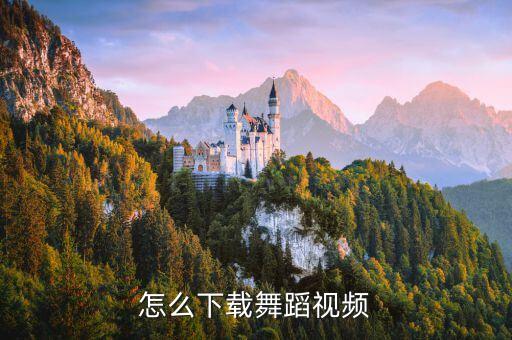怎么下载舞蹈视频