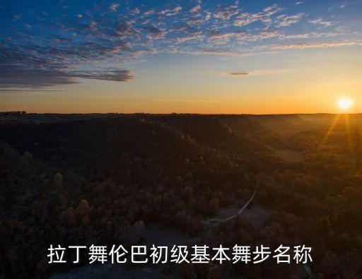拉丁舞伦巴初级基本舞步名称