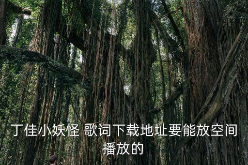 小妖怪原唱，丁佳小妖怪 歌词下载地址要能放空间播放的