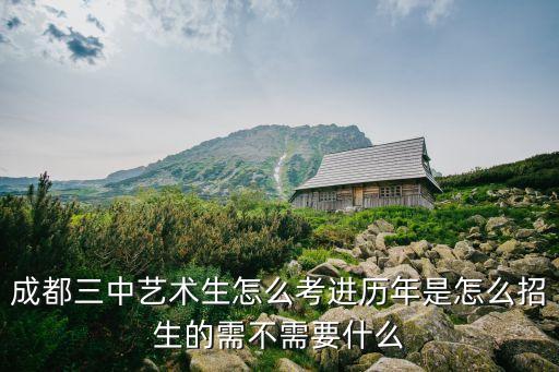 成都三中艺术生怎么考进历年是怎么招生的需不需要什么