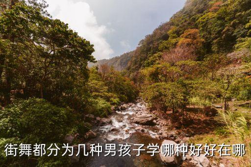 街舞都分为几种男孩子学哪种好好在哪