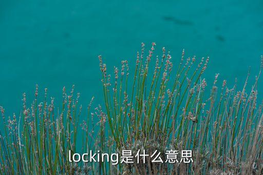 locking是什么意思