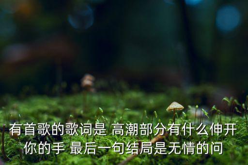 爱上了你火热的灵魂 这是什么歌，歌词爱你是我的福分歌名叫啥啊