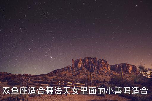 双鱼座适合舞法天女里面的小善吗适合