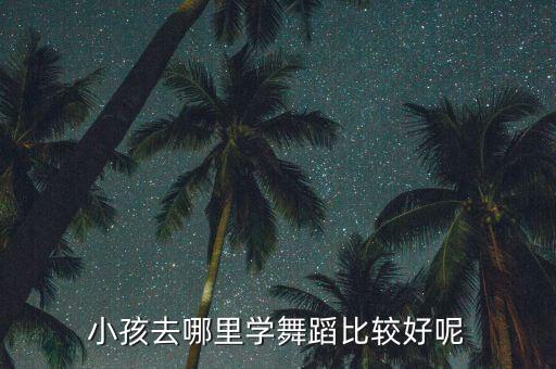 哪里儿童舞蹈培训好，小孩在哪里学舞蹈比较好一点呢