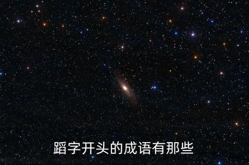蹈字开头的成语有那些