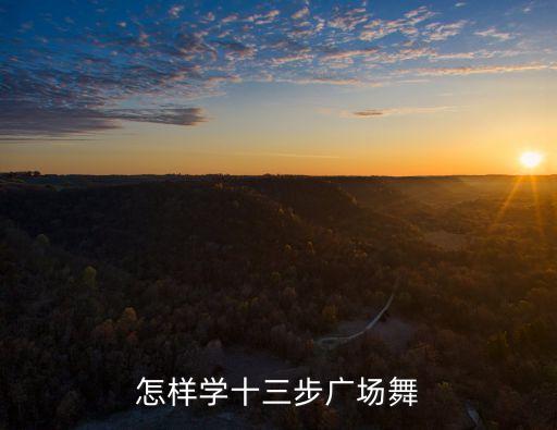 怎样学十三步广场舞