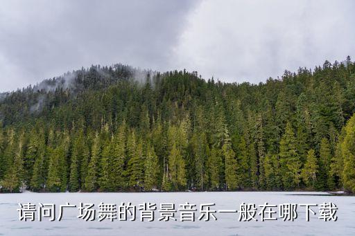 请问广场舞的背景音乐一般在哪下载