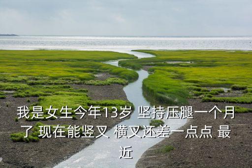 我是女生今年13岁 坚持压腿一个月了 现在能竖叉 横叉还差一点点 最近
