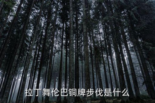 拉丁舞伦巴铜牌步伐是什么