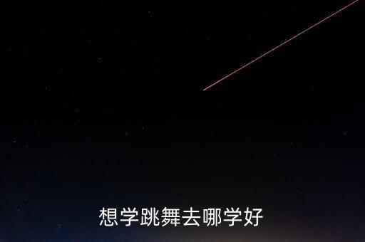 想学跳舞去哪学好
