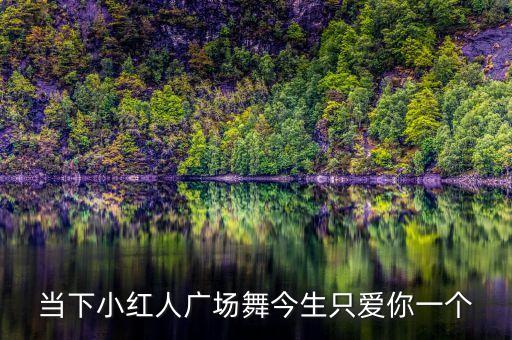 当下小红人广场舞今生只爱你一个