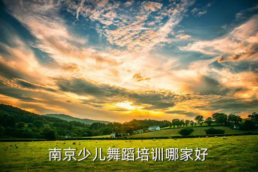 南京少儿舞蹈培训哪家好