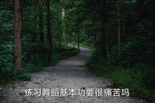 练习舞蹈基本功要很痛苦吗