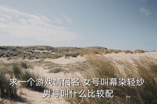 轻纱漫舞配什么情侣名，我的他是空军想请大家取个匹配的情侣名我叫轻纱间谍