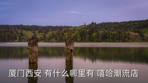 厦门西安 有什么哪里有 嘻哈潮流店