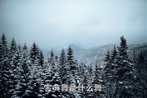 古典舞是什么舞