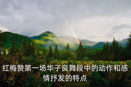 红梅赞第一场华子良舞段中的动作和感情抒发的特点