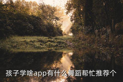 哪个软件学跳舞免费，有没有教人学舞蹈的软件