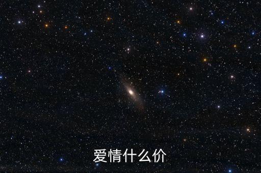 爱情什么价