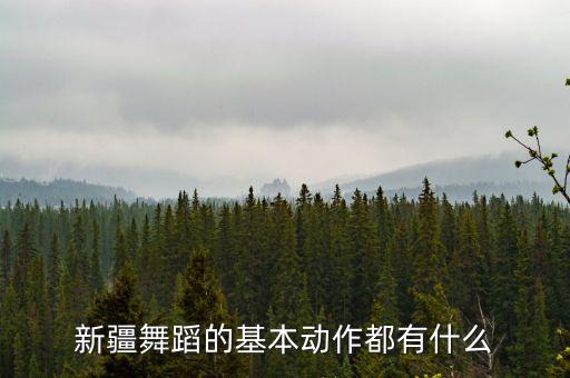 新疆舞蹈动作有哪些，新疆舞蹈的基本动作都有什么