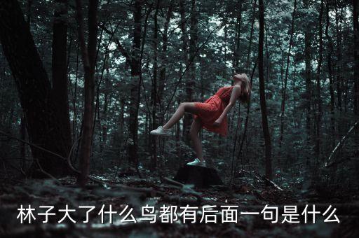 林子大了都有什么Bdj，林子大了什么都有