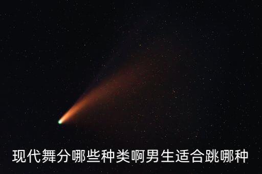 现代舞分哪些种类啊男生适合跳哪种