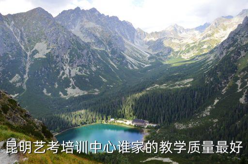 昆明艺考培训中心谁家的教学质量最好