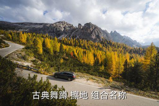 古典舞蹲 擦地 组合名称