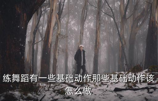 练舞蹈有一些基础动作那些基础动作该怎么做